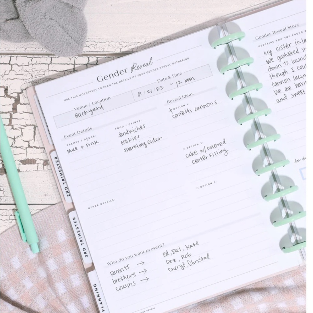 NWT- Happy Planner Undated Pregnancy Planner - Picture 5 of 9